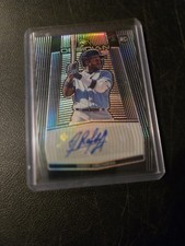 2020 Panini Chronicles Obsidian Randy Arozarena Autographed Rookie Card #OA-RA!. rookie card picture