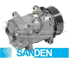 A/C Compressor w/Clutch for Sanden 4805 SD7H15E Enhanced 8 grv 12 Volts -NEW OEM