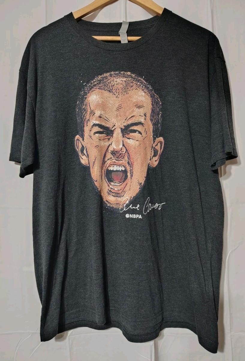 Alex Caruso NBPA T Shirt Mens XL Gray Big Graphic NBA Lakers Bulls Thunder