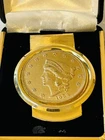 Kellogg & Co Replica 1854 Liberty Head Gold Coin Money Clip in Case