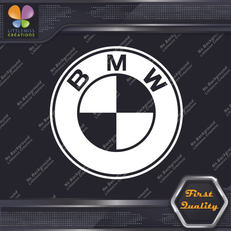 Compatible BMW Simple Round Cars Trucks JDM Tuning Racing Vinyl Decals Stickers - Imagem 4 de 4