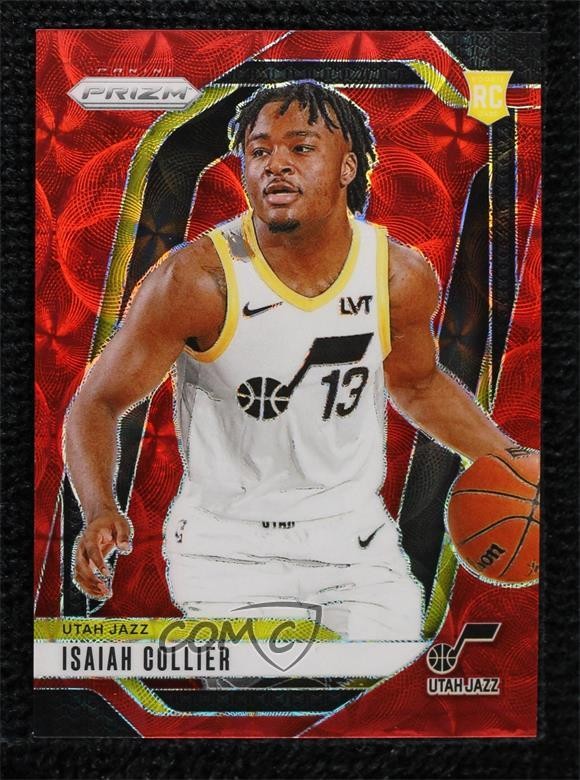 2024-25 Panini Prizm Choice Red Prizm 68/88 Isaiah Collier #227 Rookie RC
