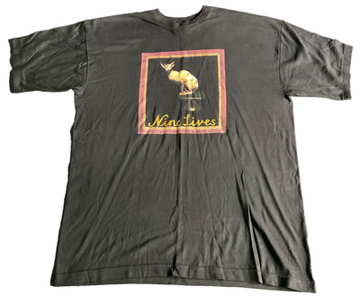 Aerosmith, Konzert T Shirt, Nine Lives, in Schwarz, Grösse X L 
