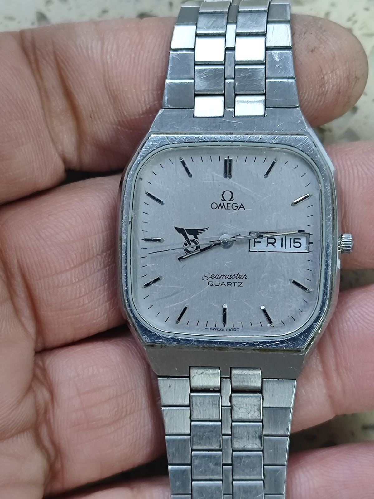 Omega Seamaster Quartz cal 1425 Vintage   Ref 19602481 working all original