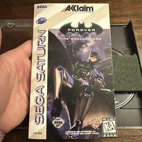 Batman Forever: The Arcade Game (Sega Saturn, 1996) Complete W Reg - Authentic