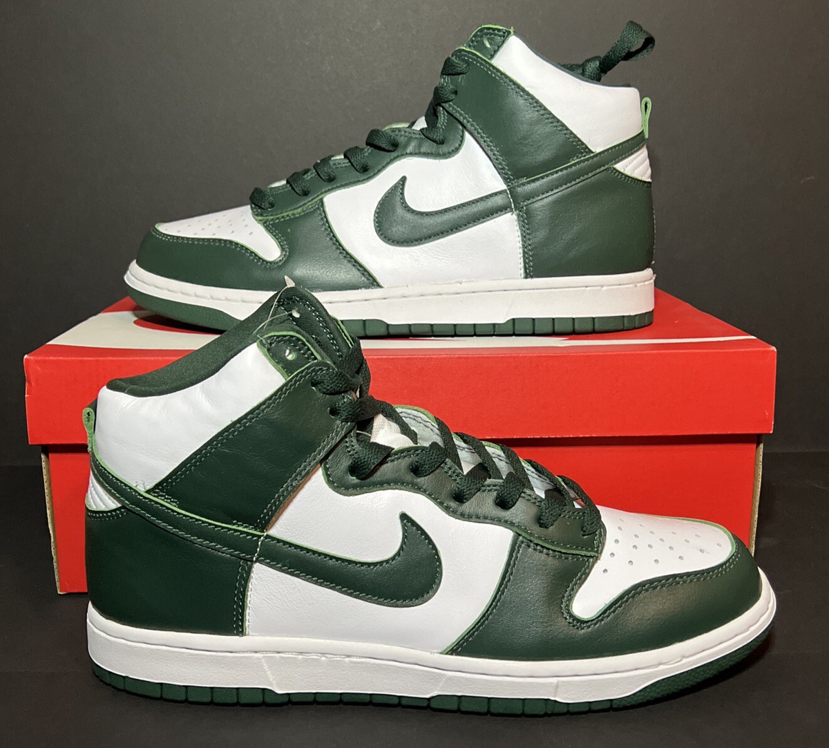 jordan dunk high spartan green
