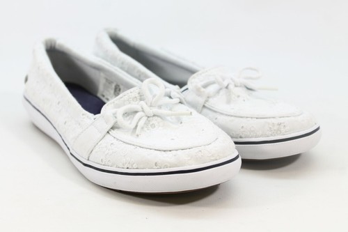 white eyelet keds