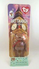 Mcdonalds TY Beanie Baby Britannia The Bear RARE WITH 2 TAG ERRORS