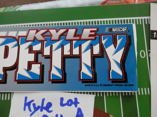 New Vintage Kyle Petty #42 Plastic License sticker, key chain lot Nascar new vtg - Picture 17 of 22