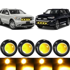 Raptor Style Amber LED Grille Fog Lights For Toyota FJ Cruiser 4Runner Tacoma 4X