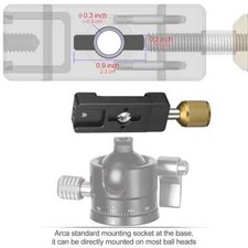 Arca Swiss/RRS Clamp for Tripod Ball Head Camera Quick Release L Bracket Plate