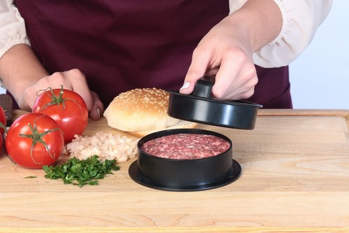 Non Stick 3-In-1 Stuffed Burger Press Hamburger Patty Molds Maker Sliders BBQ - Imagen 2 de 7