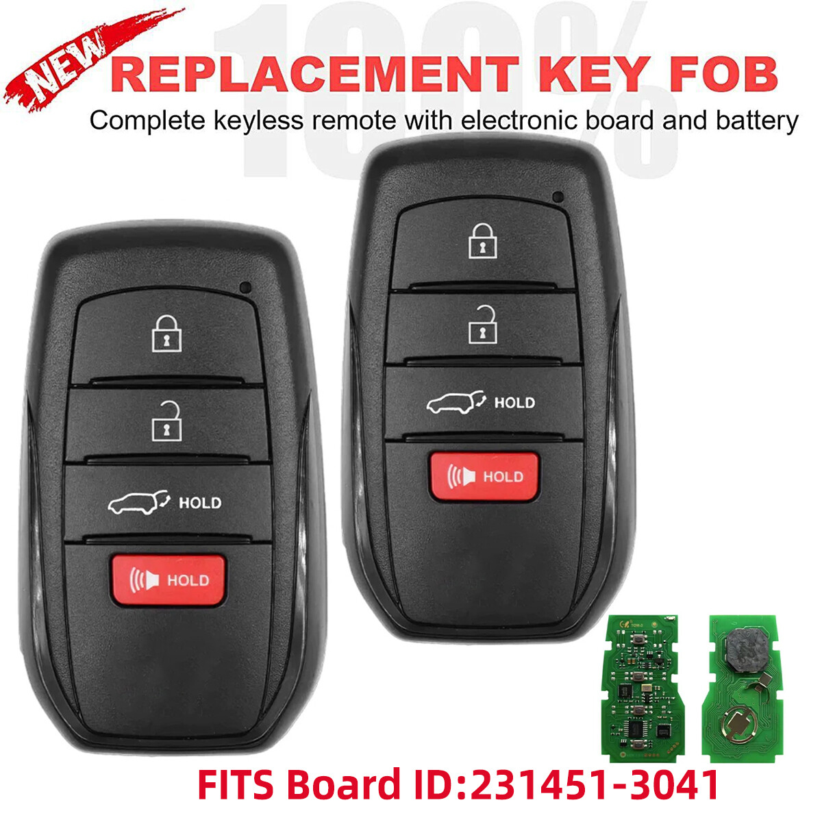 2 231451-3041 Smart Remote Key Fob HYQ14FBX for 2021 2022 2023