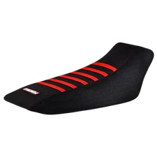 1993 - 2005 Honda sportrax 90 TRX 90 Seat Cover  ALL BLACK / RED RIBS #247