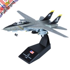 F-14 Tomcat US 1:100 Diecast Fighter Simulation Alloy Aircraft Airplane Model