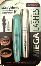 mega lashes Super 5x Volume  Lengthening Mascara Duo