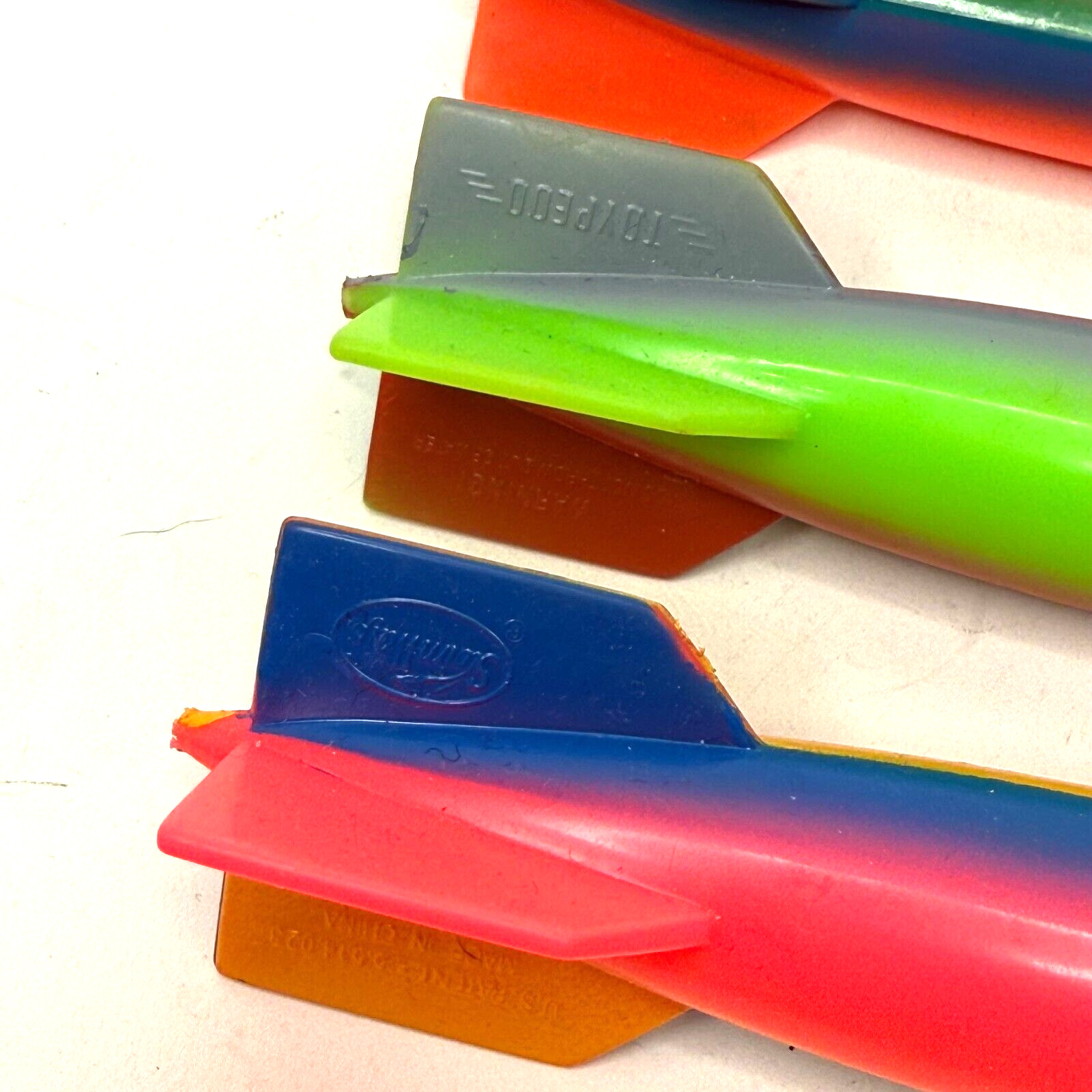 Swimways Toypedo Bandits Pool Toy Underwater - Lot of 4 mini Torpedos W/ Points