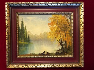 Germany Kort Original Oil Painting on Canvas Signed “Kort”(Artist Berlin  Germany Kort