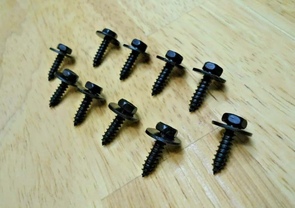 10 UNDER DASH/AIR DUCT/PANEL SCREWS! FOR DODGE RAM PICKUP RAMCHARGER TRUCK ETC - Image 4 of 4