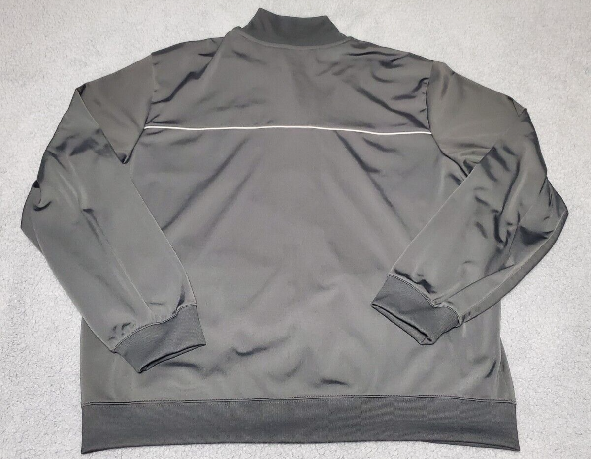 SACAI X NIKE Giacca Nike Uomo XXL Grigio Scuro Bordo Bianco Full Zip Track Stile Vintage Allenamento