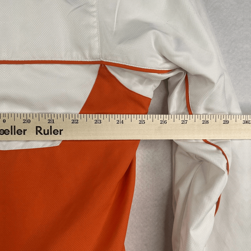 Vintage Lacoste Sport Mens Size 7/192 Orange White Colorblock 2 Piece Track Suit - Picture 12 of 24