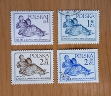 Complete Poland / Polska used stamp set: 1978/9 Peace Sculpture