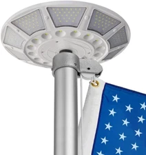 Solar Flag Pole Light - Super Bright 4200 Lumens | 360-Degree Illumination | IP6