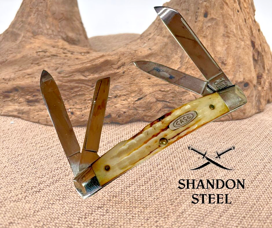 Rare Case XX SC64052 1994 Congress 4 Blade Pocket Knife Second Cut