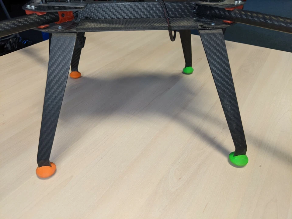 Heavy Duty Carbon Fiber Landing Gear Legs Skids Drones RC Planes UAV Helicopters - Image 3 of 4