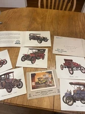 c1950 Citgo Cities Service Gas Station Dealer Antique Automobile Prints Gift Set