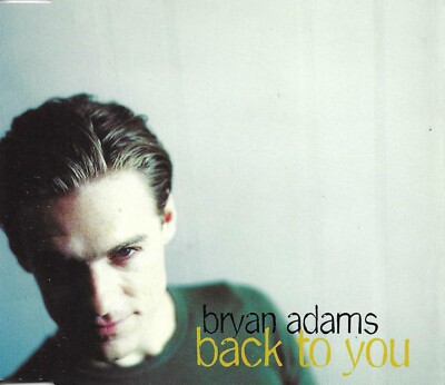 BRYAN ADAMS Back to you  w/ LIVE MEDLEY & UNRELEASED CD Single SEALED USA seller