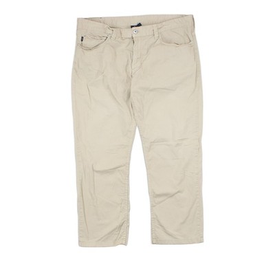 Armani Jeans Hose Herren W40 L28 Beige Zip Fly
