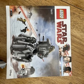 LEGO Star Wars: 1st Order Heavy Scout Walker (75177)- Manual And Incomplete Set