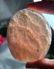 3" 252g Beautiful Rainbow Golden Peach Candy Fluorite Freeform Tower Crystal