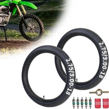 2 Pack Motorcycle Dirt Bike Inner Tubes
