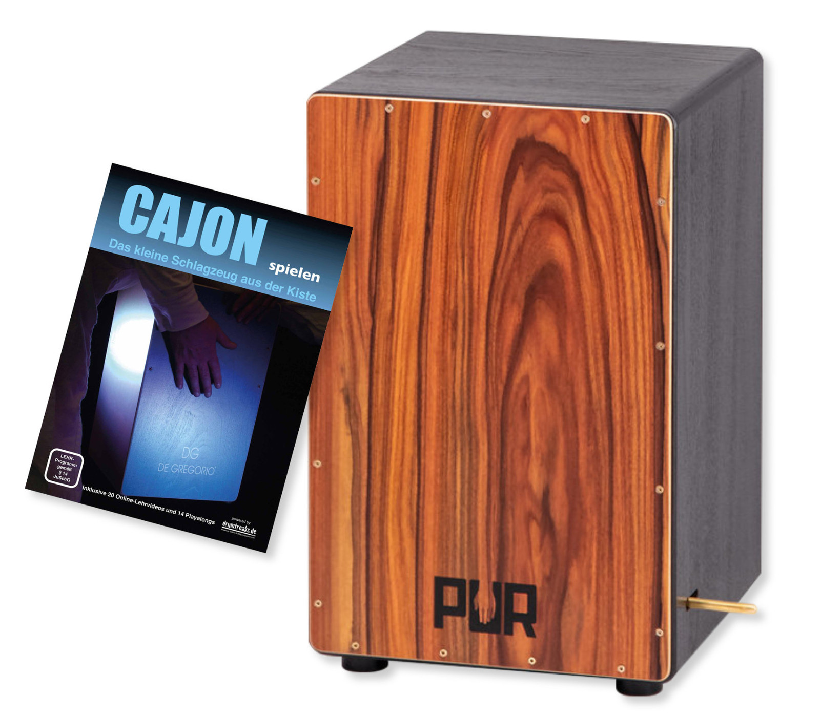 Набор PUR Cajon PC 3399 Vision SP Pro Black Santos Palisander в комплекте Schule Heft