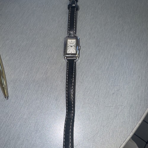 Coach Tank 0219 Women watch Black leather Band