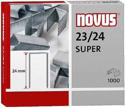 Novus 23/24 Super Staples (Box of 1000)