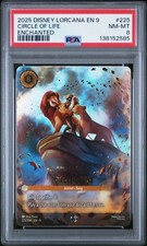 Circle of Life 225 PSA 8 Enchanted Fabled Disney Lorcana Graded Slab English