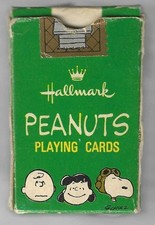 Vintage Miniature Peanuts Snoopy Charlie Brown Playing Cards Hallmark Complete