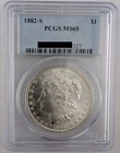 Morgan Silver Dollar $1 PCGS MS65 1882-S