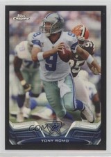 2013 Topps Chrome Black Refractor 95/299 Tony Romo #196 9v7