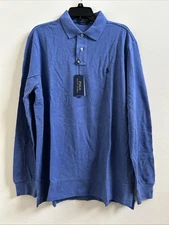 Polo Ralph Lauren Men’s Classic Fit Long Sleeve Mesh Polo Blue L