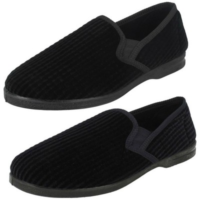 Spot On Mens Elasticated House - Slippers