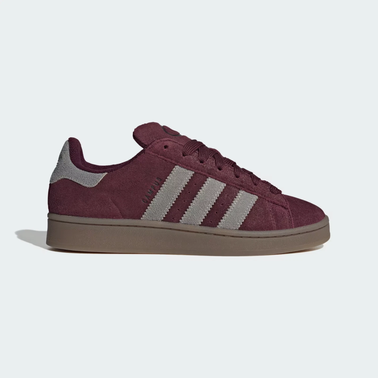 Adidas Originals Men's CAMPUS 00 Shoes in Khaki Three/Maroon