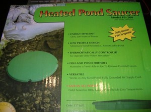 Farm Innovators PS-200 Heated Pond Saucer New in Box Never Used De-Icer Heater