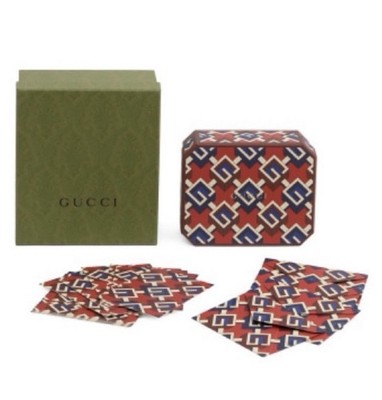 NEW Gucci Demetria geometric G Double Card Set Box