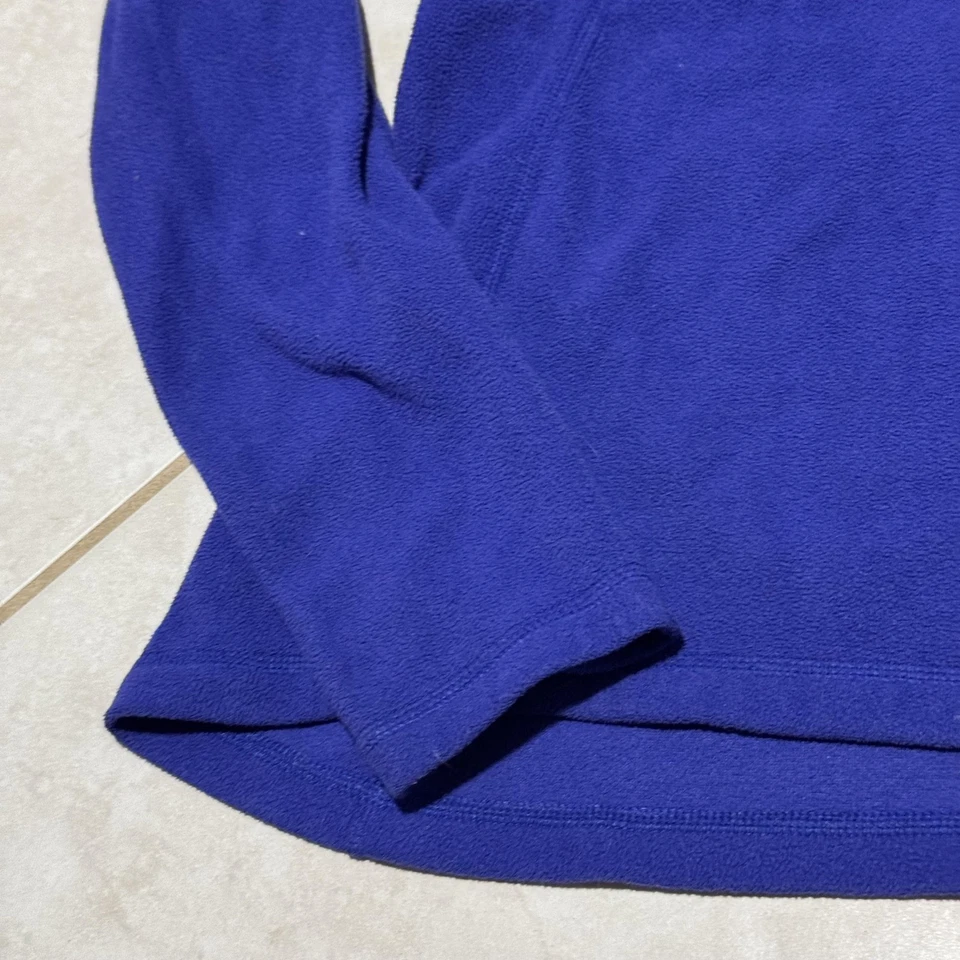 Pullover polar The North Face para mujer pequeño azul 1/4 cremallera ligero senderismo cálido Foto 4 de 4