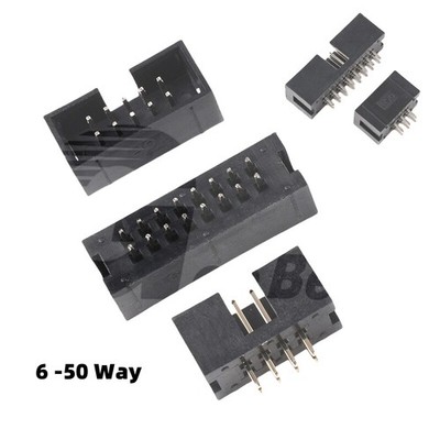 IDC 6-40-polig Stecker für Flachbandkabel 2,54mm  Prototype Lötstecker