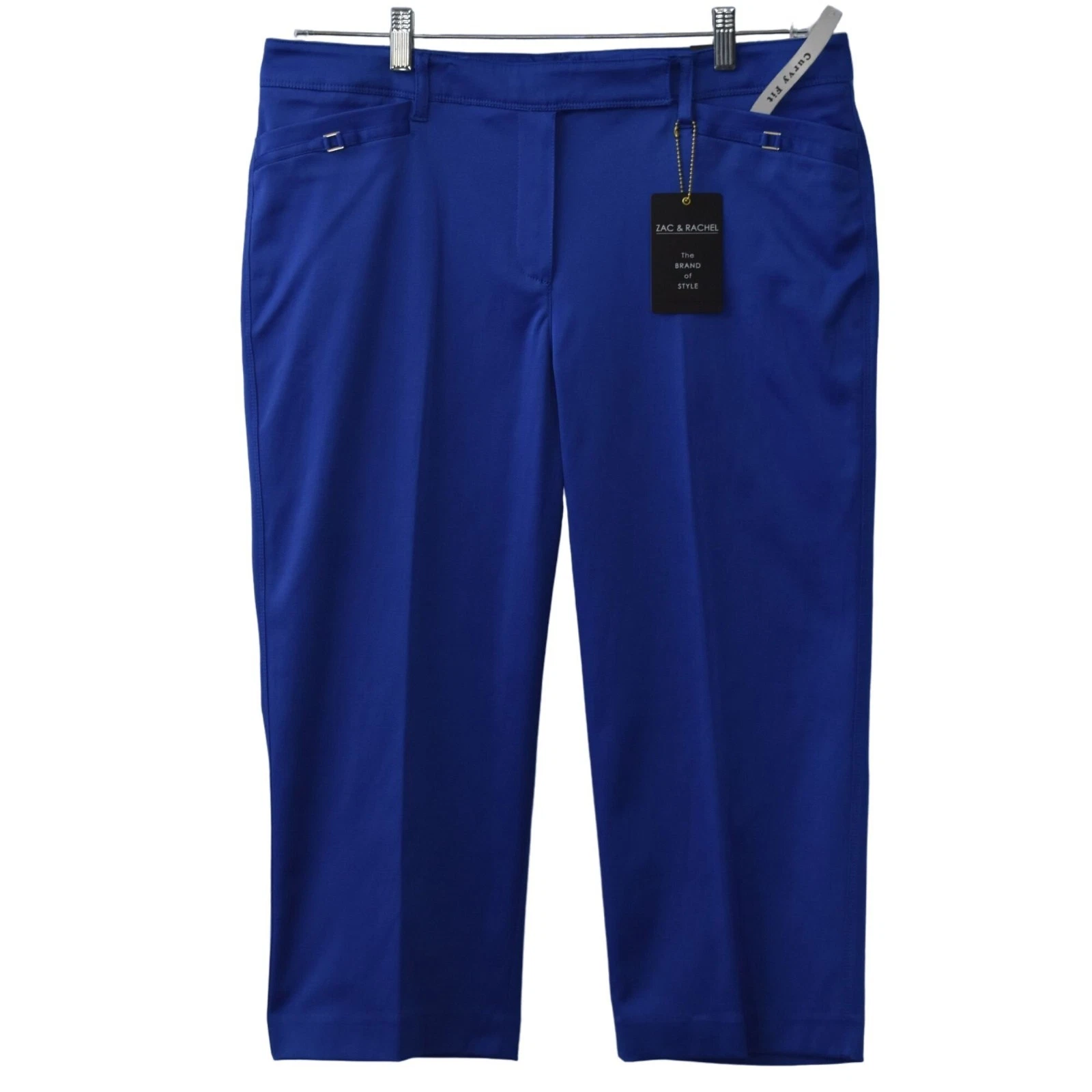 Zac & Rachel Curvy Fit Capri Pants Blue Women's 14 NWT Stretch Crop
Opens in a new window or tab